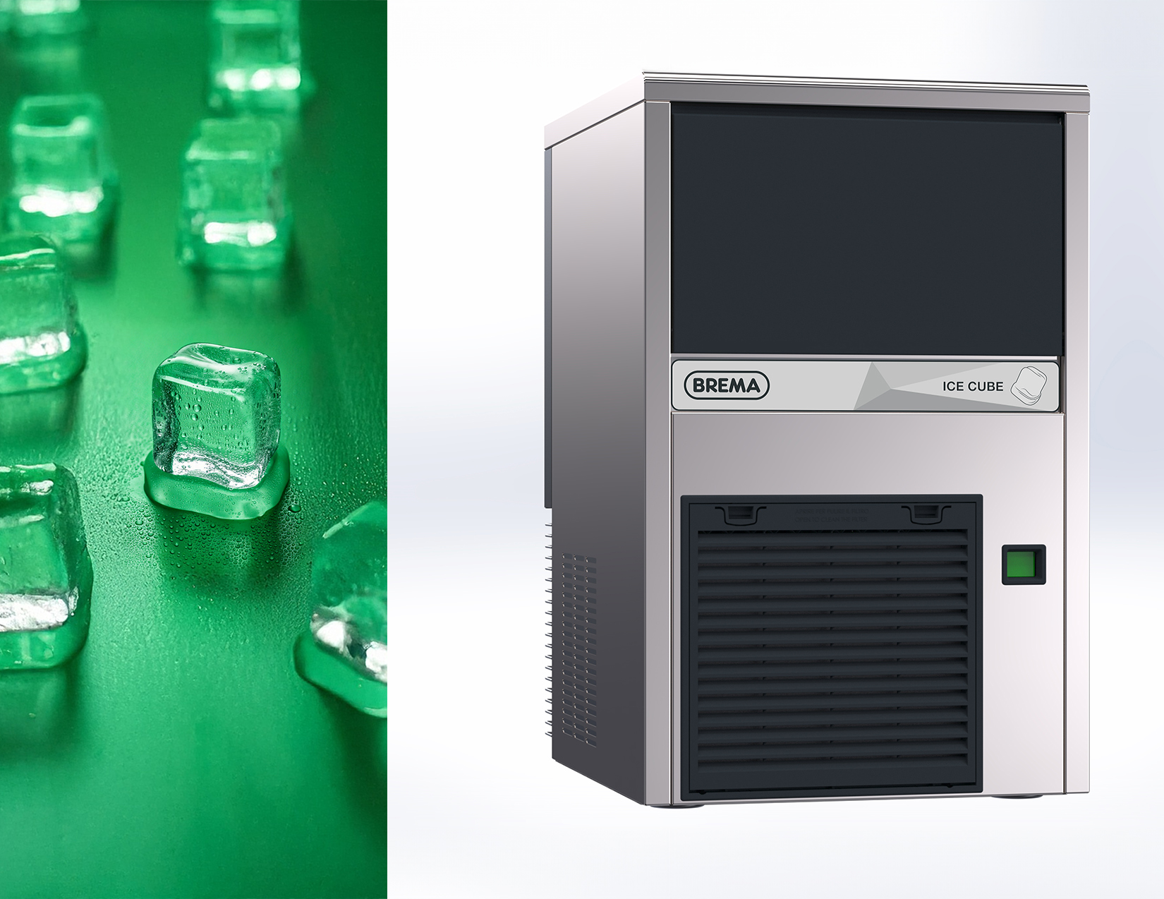 Eiswürfelmaschine aus Italien Ice-Cube von Brema Ice