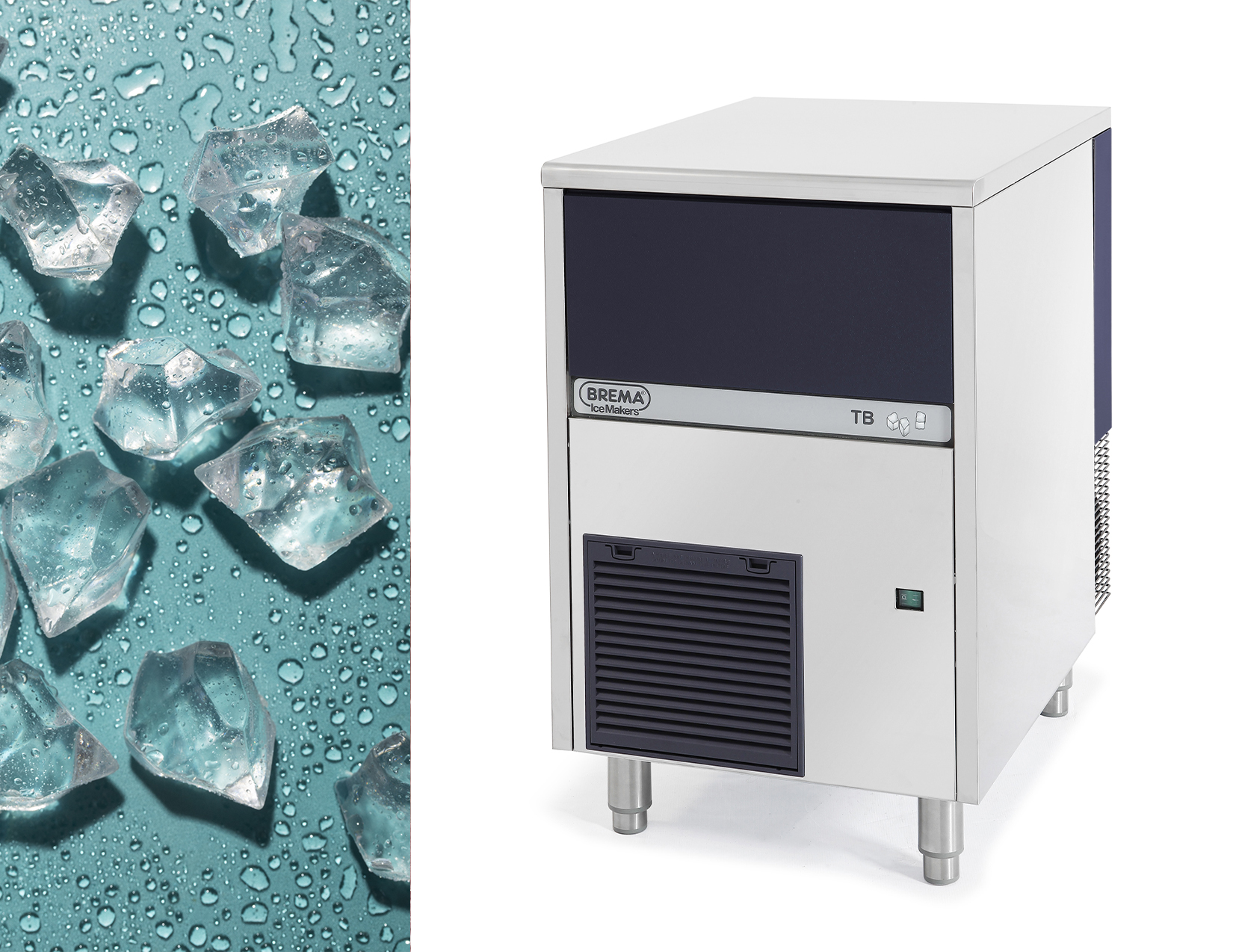 Eiswürfelmaschine aus Italien Ice-Pepples von Brema Ice